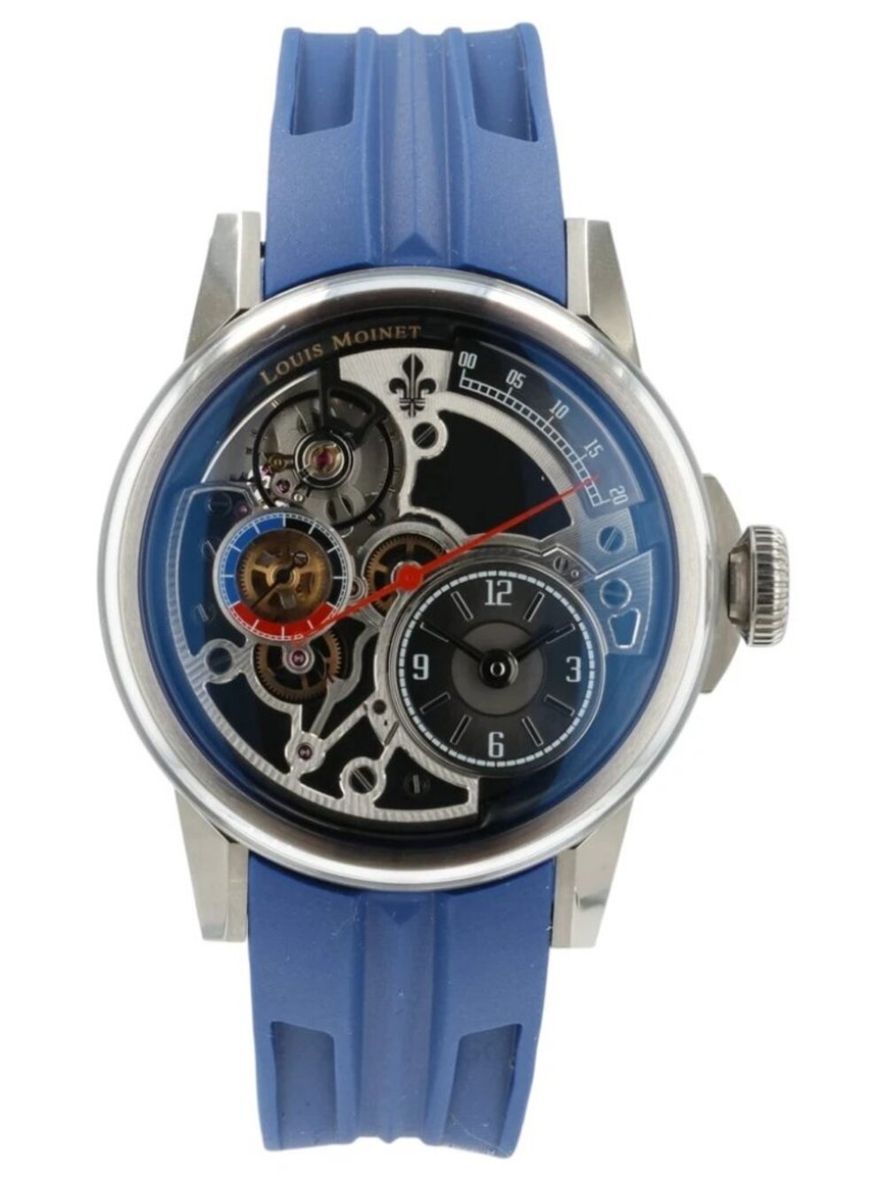 Louis Moinet Tempograph Spirit Skeleton Dial Titanium 41mm Automatic Mens LM8520